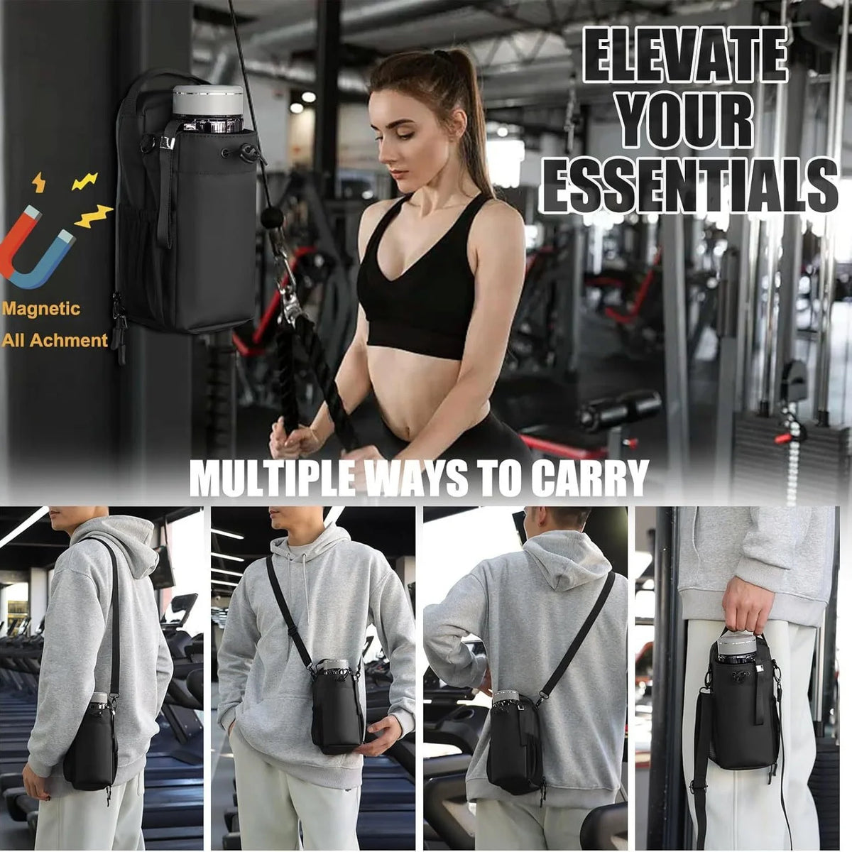 Bolsa Magnética para Gimnasio